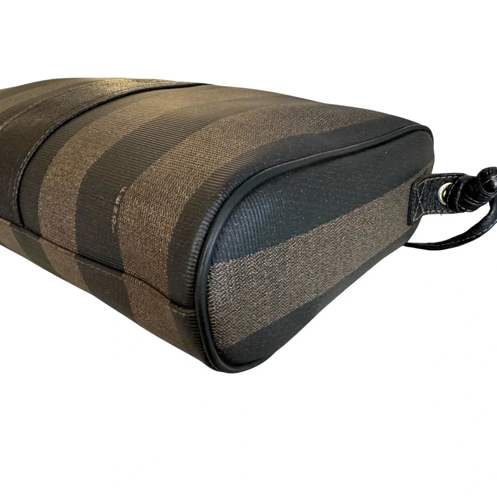 FENDI Vintage Pequin Striped Shoulder Bag Large Crossbody - Picture 12 of 17